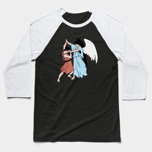 Jacob Wrestling With The Angel Baseball T-Shirt